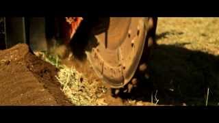 Rock Saw used Ditch Witch Trencher Rock Wheel [upl. by Nacul]