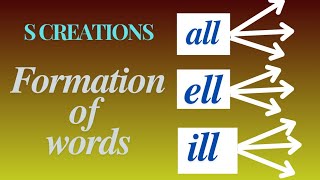 Formation of wordsS creationsWordsOriginal AudioStudents Corner [upl. by Geraint160]