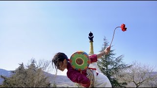 LOSAR 2022  HAPPY TIBETAN NEW YEAR  TIBETAN RELPA རས་པ DRUM DANCE GY [upl. by Ingra]