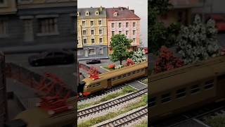 Automotrice ALe 840  Rimorchiata Le 840 LoCo Scala N 🇮🇹 train modelrailroad handmade layout [upl. by Normand]