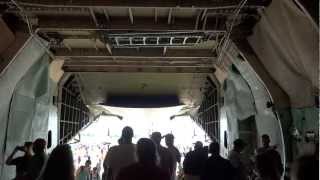 C5 Galaxy Walkthrough  EAA AirVenture Oshkosh 2012 [upl. by Drogin]