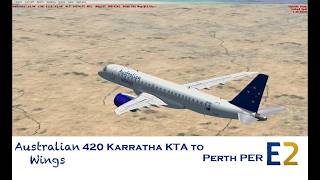 Australian Wings 420 Karratha KTA to Perth PER v639 [upl. by Berriman]