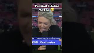 Funniest sideline tackels 😂 nfl [upl. by Sheelah]