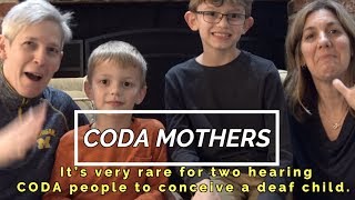 The CODA Story Two Deaf Kids Raised by Two CODA Mothers Child of Deaf Adults [upl. by Anatollo]