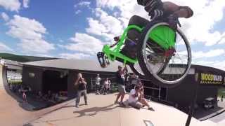 Aaron Wheelz  Mega 20 rail  WCMX [upl. by Atekehs]