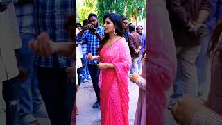 క Movie Heroine  క Movie Pramotion filmboytrending viralvideo [upl. by Torto977]