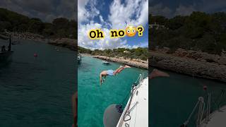 Cala Sa Nau Mallorca epic jump [upl. by Adnerol777]