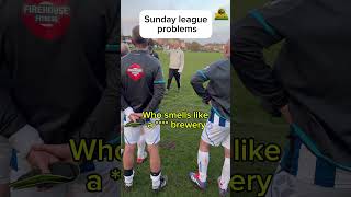 SUNDAY LEAGUE PROBLEMS 😂 stevebracknall comedy footballbanter funny sundayleague football [upl. by Allecsirp]