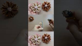 Fast and Easy DIY Fabric Rose Flower in Just 3 Minutes [upl. by Melia]