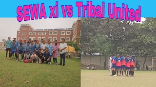 Late Bishop DRPhilip Ekka Memorial Match 1692024 SEWA XI VS TRIBAL UNITED🥅 [upl. by Eiramaneet]