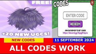 NEW CODES September 11 2024 UGC Steal Points ROBLOX  ALL CODES [upl. by Hulda]