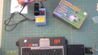 Velleman Soldering Station review ebay 30 VTSS5 [upl. by Imoian]