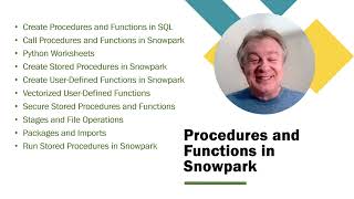 Introduction to Procedures and Functions in Snowpark [upl. by Onaivlis381]