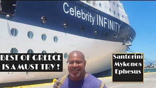 Best of Greece Cruise a Must Do celebrityinfinity santorini cruiseship ephesus travel cruise [upl. by Bonita]