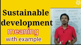 sustainable development sustainable development in hindi  sustainable development definition [upl. by Osithe550]