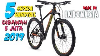 5 Sepeda Hardtail Dibawah 5jt  Asli Buatan Indonesia [upl. by Ahsenyl305]