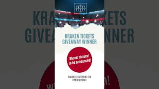 Kraken Ticket Giveaway Winner Chosen [upl. by Cassell]