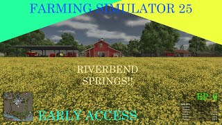 Farm Sim 25 Early Access Ep 6 Headed towards summer on the farm Time for more contracts SGA [upl. by Odnesor189]