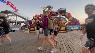 Cygnus Gravitron Amusement Park Ride  Morey’s Piers amp Water Parks  WildWood New Jersey On Ride [upl. by Ambrose]