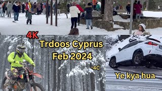 Cyprus Troodos Mountain Winter Feb 2024 4K Cyprus Vlog Winter Vibes A road trip to the mountains [upl. by Sexton]