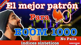 🔵El MeJoR PATRON de velas para Boom 1000 invierte en tradig indices sinteticos [upl. by Ax]