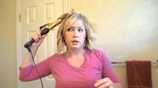 How to Curl your Hair with a Curling Iron [upl. by Wivinah109]