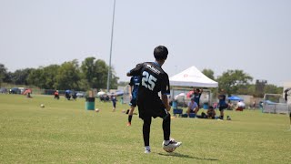 25  Jaiden Cervantes  Amarillo Rush 07 Boys  Highlights vs Diablos FC 06B  NPL RED RIVER U19 [upl. by Heyde]