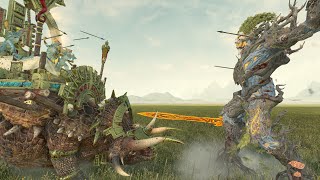 Durthu vs Ancient StegadonEngine of Gods Rank 9 Best Monsters Tournament Total War Warhammer 2 [upl. by Norrv]