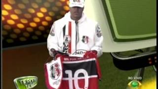 Milton Neves faz homenagem para o Santa Cruz no programa Terceiro Tempo [upl. by Raleigh]