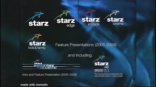 Starz Movie Channels Feature Presentations 20052008 Very Rare On Television Filmed Version [upl. by Secnarf]