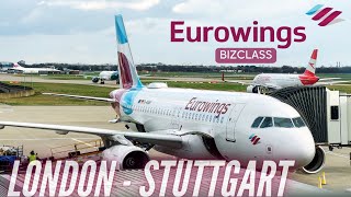 Eurowings Bizclass is more fun than Lufthansa  Eurowings Business Class  Airbus A319 Trip Report [upl. by O'Callaghan327]