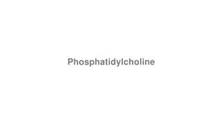 How to Pronounce quotPhosphatidylcholinequot [upl. by Torrell638]