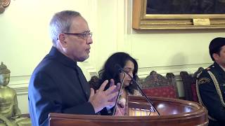 Students of Sardar Patel University of Police Jodhpur Rajasthan called on President Mukherjee [upl. by Xuaegram]