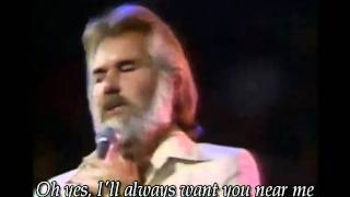 kenny Rogers Lady lyrics [upl. by Edyaj]