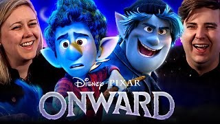 PIXARS ONWARD 2020 MOVIE REACTION  First Time Watching  Disney [upl. by Ihcur810]