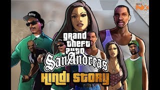 Gta San Andreas story explained in Hindi  GTA San andreas storyline summarized in hindi [upl. by Reidar]