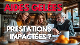 Aides gelées  prestations impactées [upl. by Eyma]