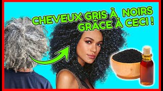 voici comment transformer les cheveux blancs et gris en cheveux noirs naturellement [upl. by Onibla]