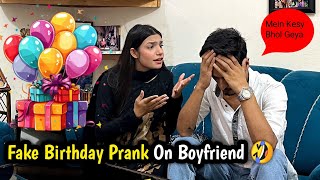 Fake Birthday Prank On Boyfriend 🤣 [upl. by Saffier]