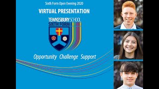 Tewkesbury School  Sixth Form Virtual Tour and Presentation [upl. by As439]