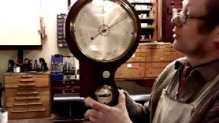 How to set a mercury wheel barometer [upl. by Lachman]