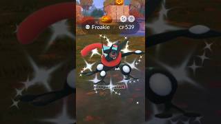 Finally I Got ✨Shiny Custom Greninja in pokemon go pokemon soparstart shorts [upl. by Rimidalg]