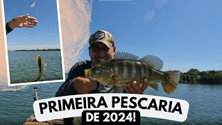 PRIMEIRA QUARTA DE 2024 MUITA CORVINA E TUCUNA [upl. by Einned]