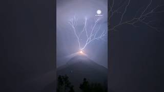 Shocking Lightning Explodes from Guatemala Volcano [upl. by Norman]