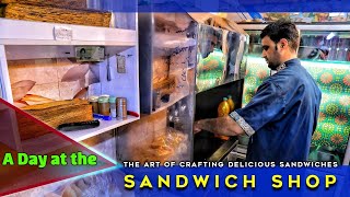 A Day at the Sandwich Shop shorts traditional skills sandwich handmade delicious job [upl. by Aicen141]