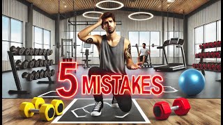 5 beginner gym mistakes you have to avoid [upl. by Kcirdahs]