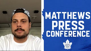 Auston Matthews Contract Extension  Toronto Maple Leafs Press Conference [upl. by Nyliahs]