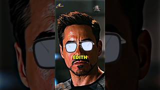 Why Tony Stark Never Used The Edith Glasses 😮 shorts ironman marvel [upl. by Mirak]