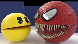 Pacman Vs Red Monster Pacman The Remake [upl. by Osner]