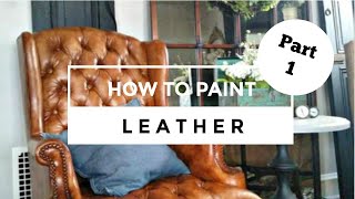 I painted my leather chair And Id do it again [upl. by Mccartan]